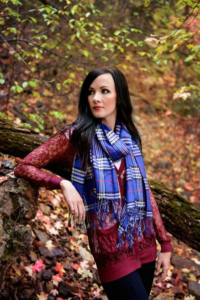 Berry <br> plaid scarf <br> *more colors*