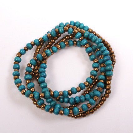 Bracelet-42 <br> stretch bead bracelets <br> *more colors*