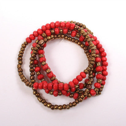 Bracelet-42 <br> stretch bead bracelets <br> *more colors*