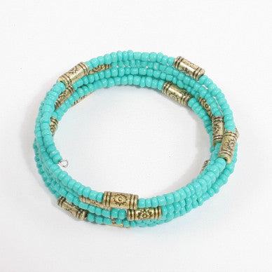 Bracelet-43 <br> sead bead wrap bracelet <br> *more colors*