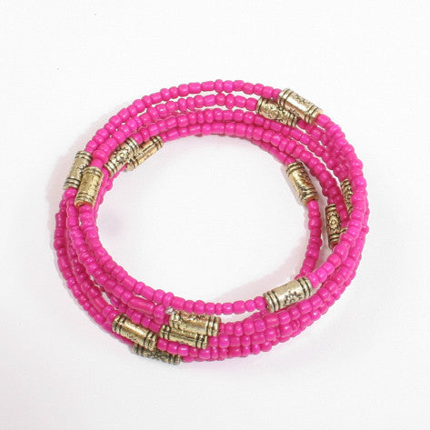 Bracelet-43 <br> sead bead wrap bracelet <br> *more colors*