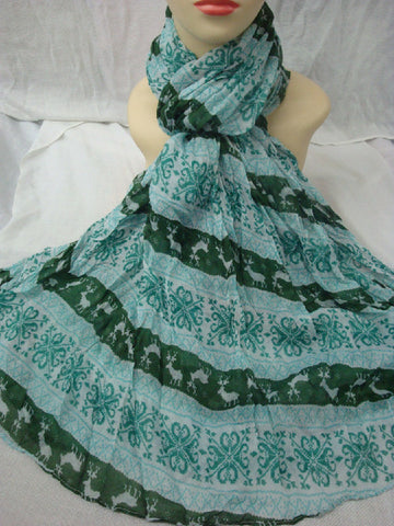 Dearie <br> holiday print scarf <br> *more colors*