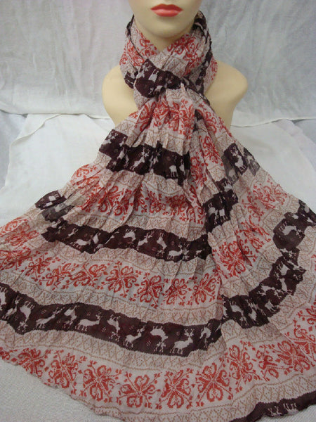 Dearie <br> holiday print scarf <br> *more colors*