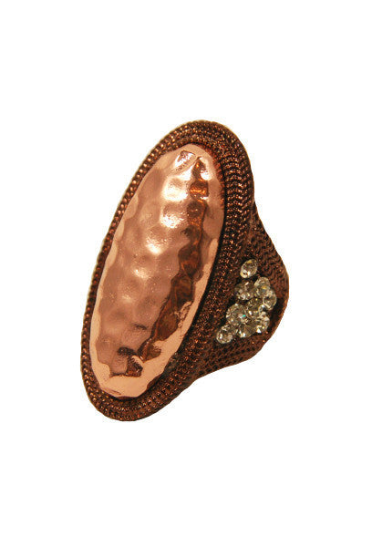 Brady <br> chocolate gold ring