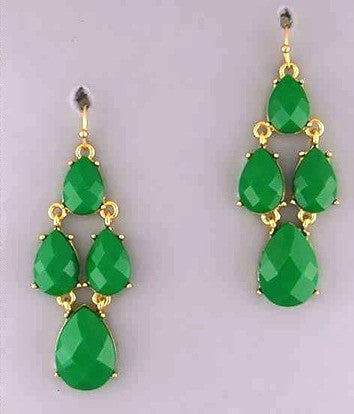 Cathy <br> chandelier stone earring