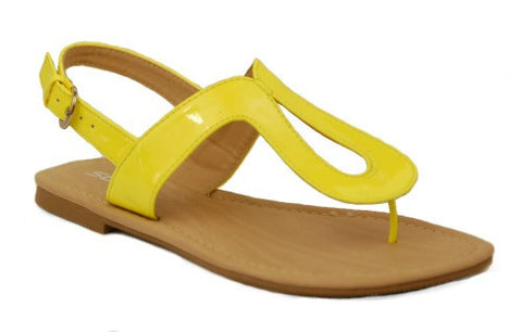 Cheri <br> neon yellow sandal