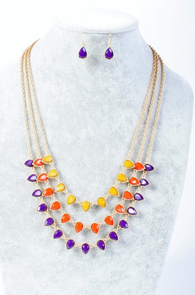 Dani <br> multi-strand statement necklace