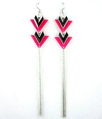 Earring-69 <br> chevron earring <br> *more colors*