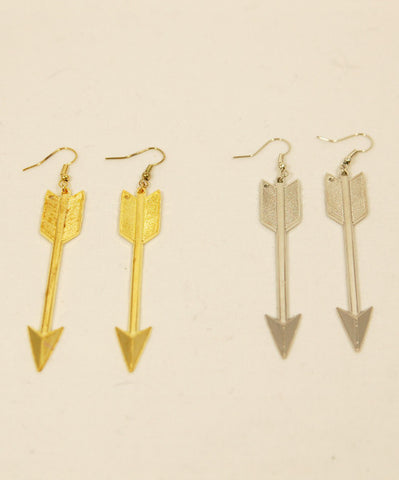 Earring-83 <br> metal arrow earrings <br> *more colors*