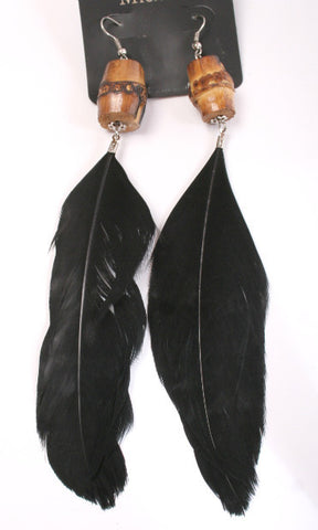 Earring-93 <br> feather earring <br> *more colors*