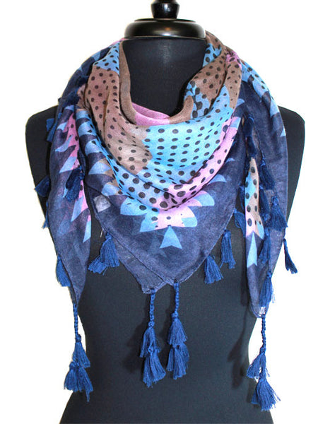 Emma <br> square tribal scarf