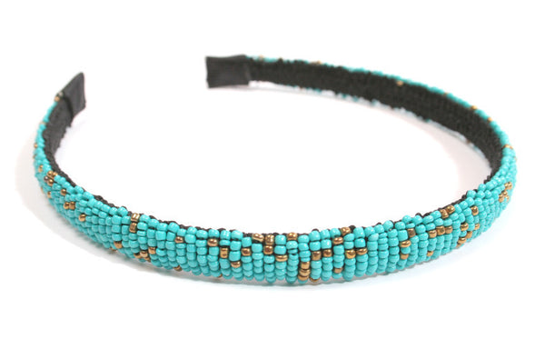 Headband-33 <br> seed bead headband <br> *more colors*