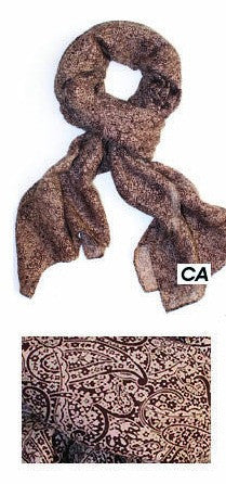 Jo <br> paisley print scarf <br> *more colors*