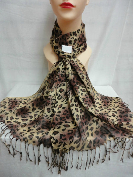 Cecilia <br> leopard print scarf <br> *more colors*