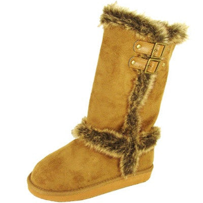 Oakley-92 <br> tan fur winter boot