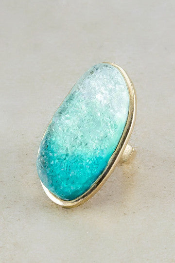 Shari <br> turquoise stone ring