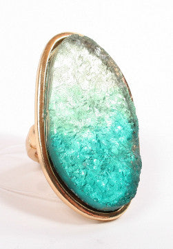 Shari <br> turquoise stone ring