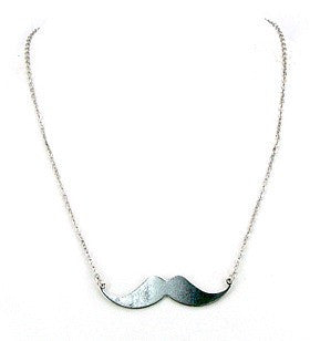 Stache <br> mustache pendant necklace