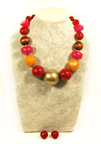 Tami <br> bead statement necklace