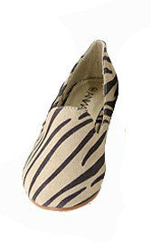 Zoe <br> zebra print loafer