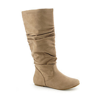 Zuluu <br> taupe suede tall boot