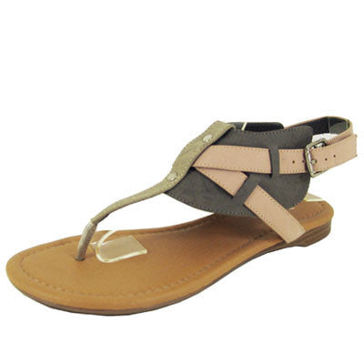 Agency-200 <br> gray gladiator sandal