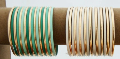 Alex <br> stacked bangle bracelets