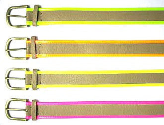 Belt-5 <br> neon trimmed belt <br> *more colors*