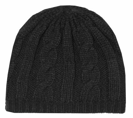 Rose <br> cable knit beanie