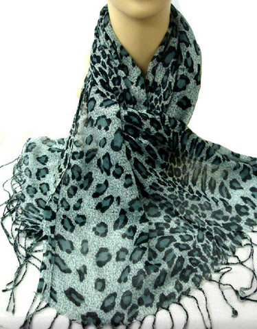 Cecilia <br> leopard print scarf <br> *more colors*