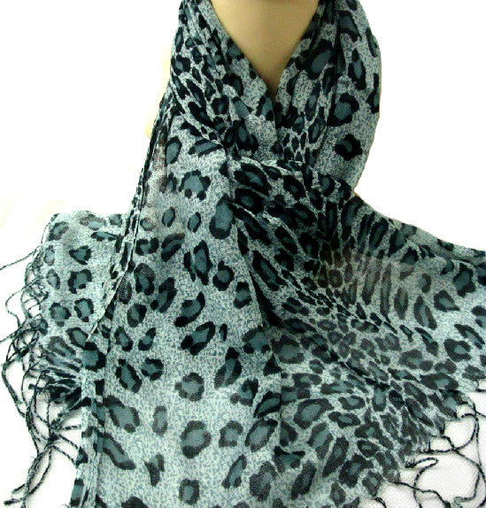 Cecilia <br> leopard print scarf <br> *more colors*