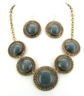 Jenny <br> circle statement necklace <br> *more colors*