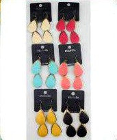 Earring-102 <br> teardrop dangle earrings <br> *more colors*