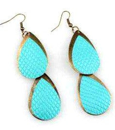 Earring-102 <br> teardrop dangle earrings <br> *more colors*