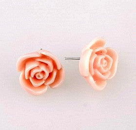 Earring-104 <br> rosette stud earrings <br> *more colors*