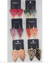 Earring-99 <br> triangle aztec earrings <br> *more colors*