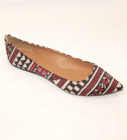 Site-01 <br> tribal inspired ballet flats