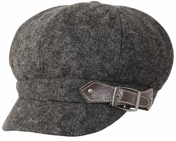 Kim <br> cabbie style tweed hat <br> *more colors*