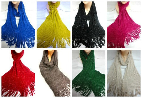 Mimi <br> knit scarf with shimmer <br> *more colors*