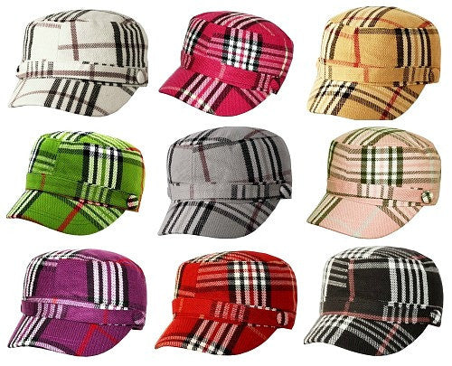 Plaid <br> hat and scarf set <br> *more colors*