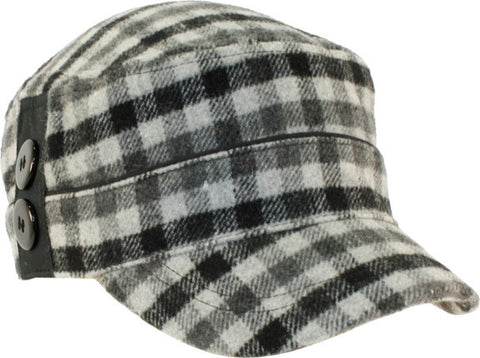 Prep <br> plaid cadet hat <br> *more colors*