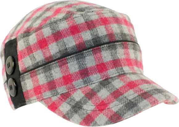 Prep <br> plaid cadet hat <br> *more colors*