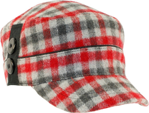 Prep <br> plaid cadet hat <br> *more colors*